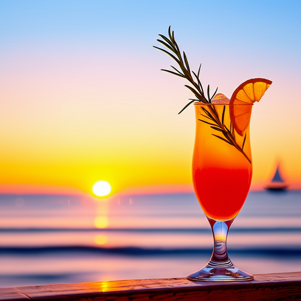 Gazelle Sunset cocktail